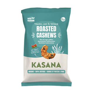 Kasana Noix de cajou grillées tamari, nori & sésame bio 150g - 2788